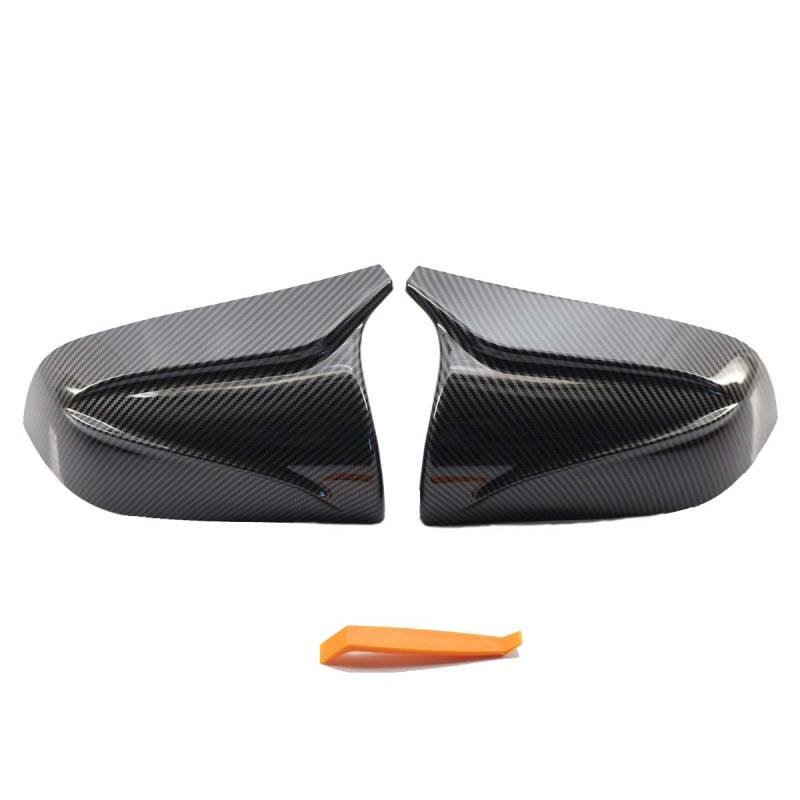 Ezweiji model 3 Seitenspiegel, 1 Paar Auto Rückspiegel Seite Rückspiegel Abdeckung für Tesla Model 3 mit Kohlefaser Styling Dekoration Rückspiegel Abdeckung Zubehör von Ezweiji