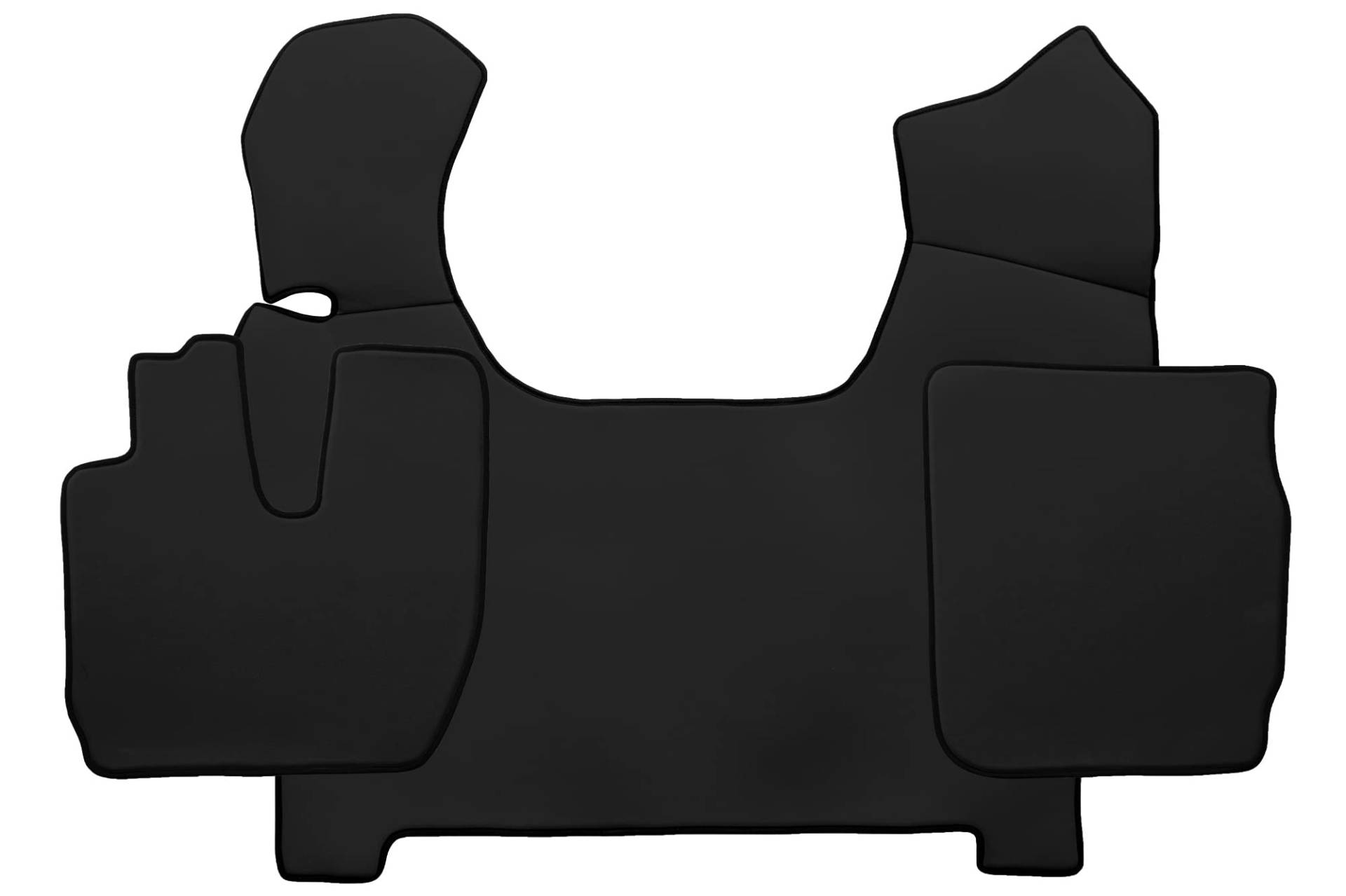 F-CORE Volle Deckung Fußmatten LKW für IVECO STRALIS S-Way 03.19-12.23 AUTOMAT SCHWARZ von F-CORE