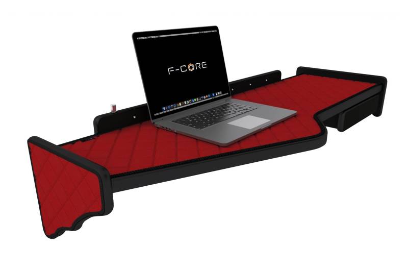 F-CORE Tische auf dem armaturenbrett LKW für Scania R 01.11-12.16 Doppel Mit schublade LED Panel 24V ROT von F-CORE