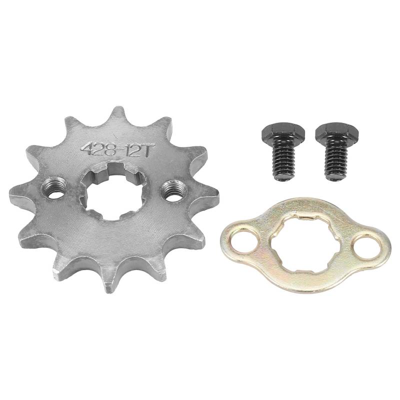 F FIERCE CYCLE 428 Kette 12T 17mm Motorrad ATV Dirt Bike Vordermotor Ritzel von F FIERCE CYCLE