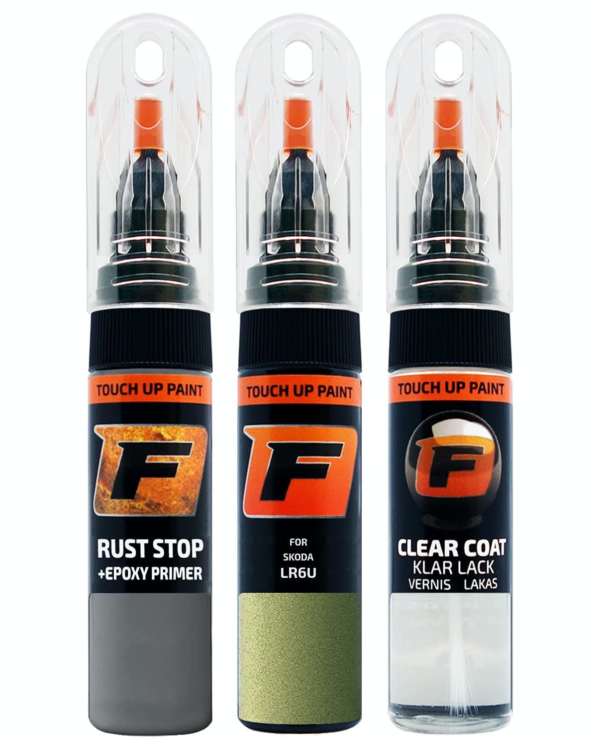 FIRANTO Lackstift Autolack Reparaturset für Skoda LR6U Spring Green - 3-in-1 Autolack Kratzer Reparaturstift 15ml Grundierung, Klarlack FIRANTO Lackstift Autolack Reparaturset für Skoda LR6U Spring Green - 3-in-1 Autolack Kratzer Reparaturstift 15ml Grundierung, Klarlack von F FIRANTO
