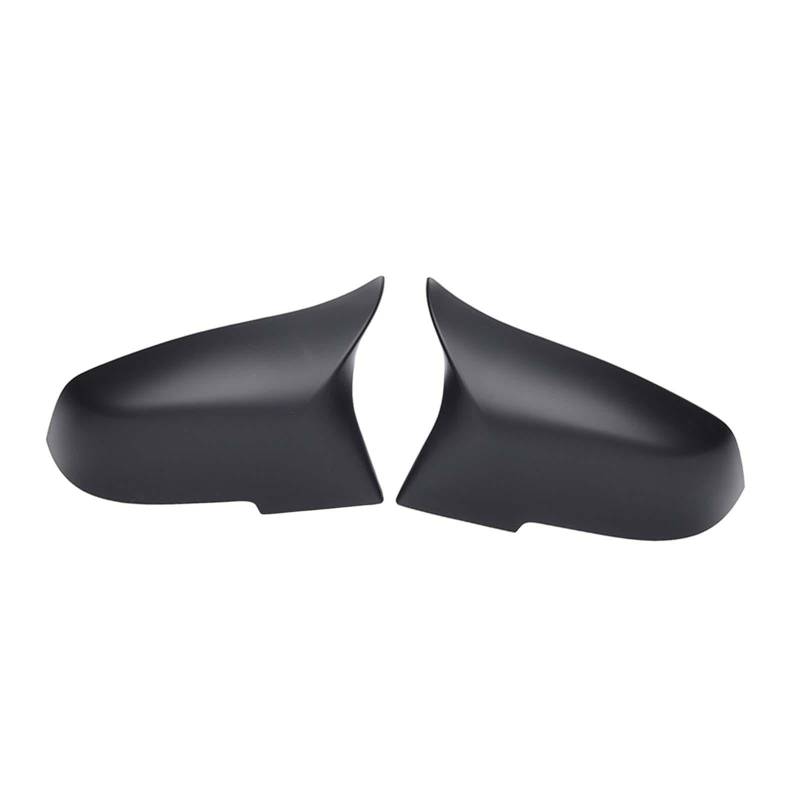 F Fityle 2PCS Side View Mirror Cover Protector Car Accessoires Premium Ersetzen, Mattschwarz von F Fityle