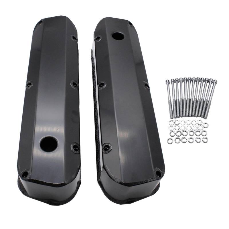F Fityle 2X Aluminium Hohe Ventil Abdeckung Schwarz Kompatibel Hohe Ventil Abdeckung Set von F Fityle