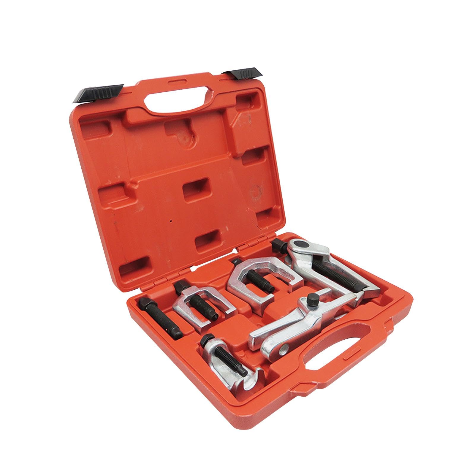 F Fityle 5 Teiliges Frontend Service Kit, Lenkstockhebel Abzieher, Ausrüstungsteil, Handwerkzeug, Spurstangenkopf Entfernungswerkzeug, Kugelgelenkabscheider Fü, ROT von F Fityle