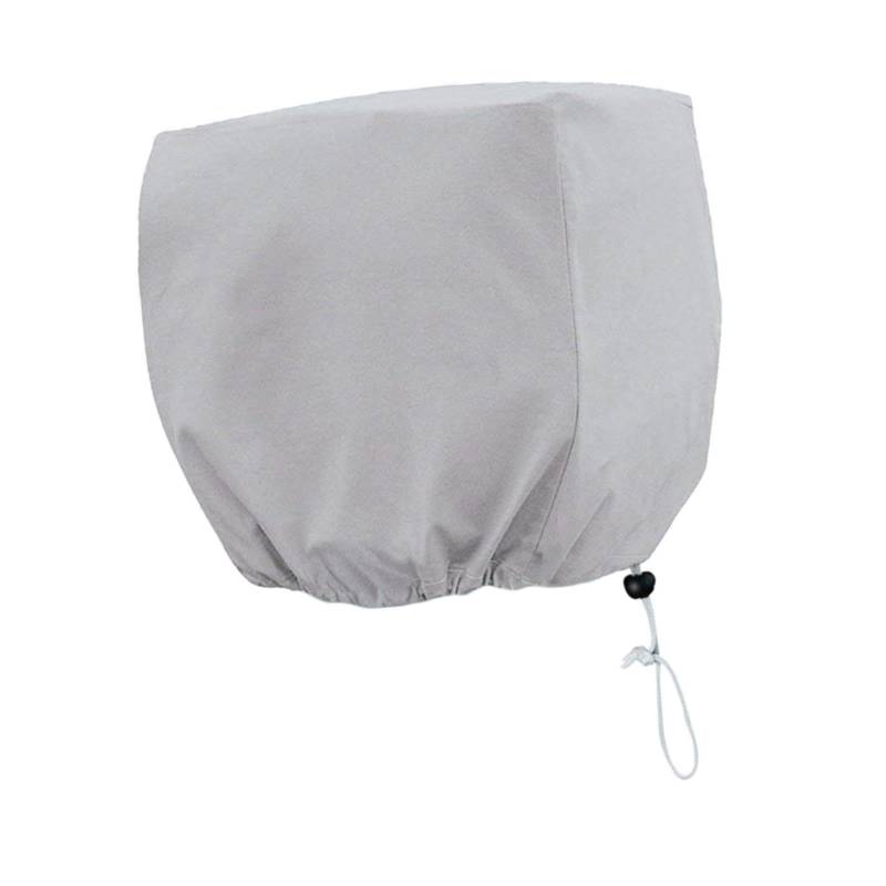 F Fityle Außenbordmotor Abdeckung Bootsmotor Abdeckung Sonnenschutz, Strapazierfähig, Schutz Grau Robuste Bootsmotorhauben Abdeckung, 61x33x46cm von F Fityle