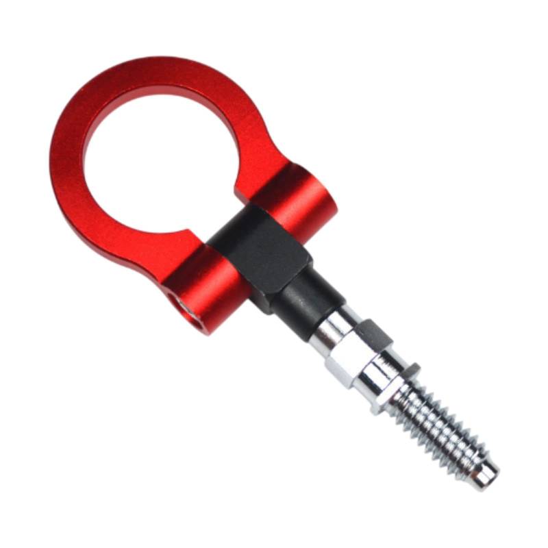 F Fityle Auto Klappschlepptauh Haken Anhänger Pull Easy Installation Schleppstange für Autos, Rot von F Fityle