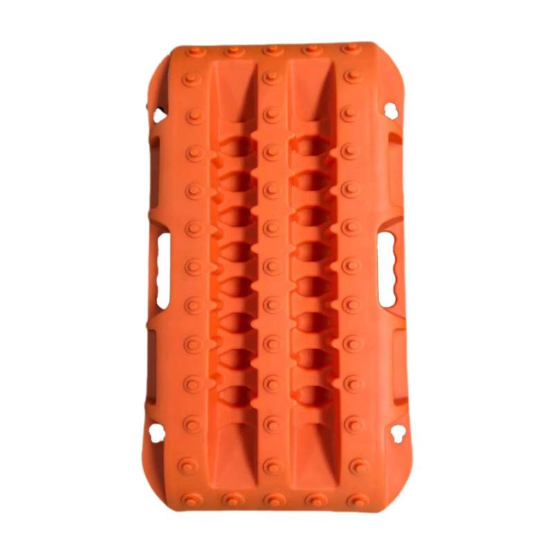 F Fityle Auto-Traktionsbrett für Reifenhilfe, Notfallmatte für Schlamm und Sand, Traktionsbahn für SUVs und LKWs, Orange von F Fityle