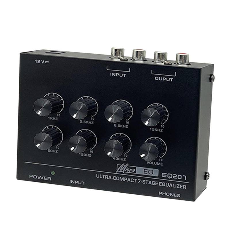 F Fityle EQ207 7 Band Audio stabilen Soundmodifikator Parametric für den Aufnahmestudio von F Fityle