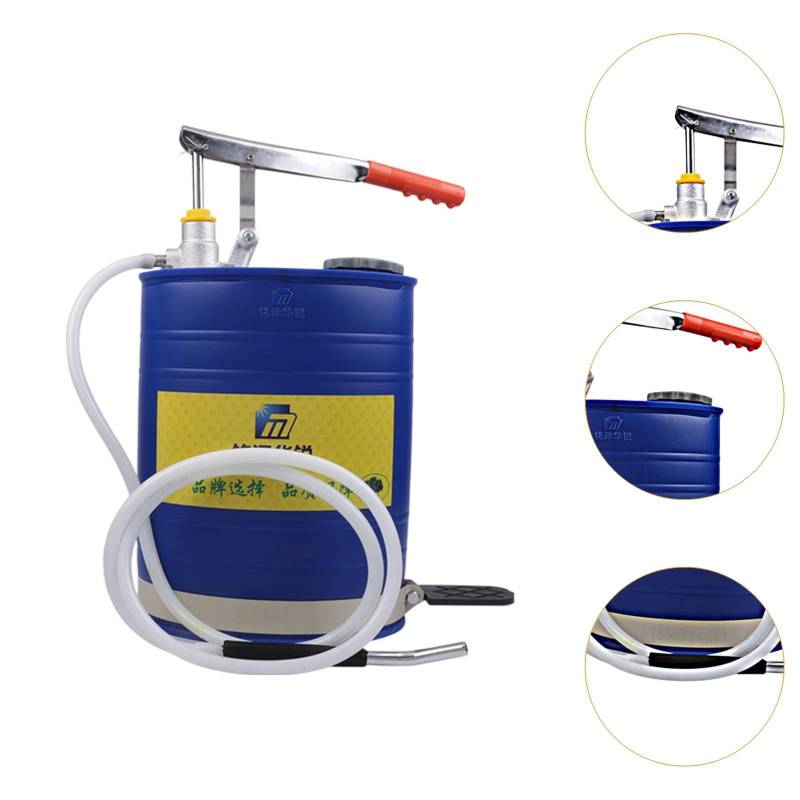 F Fityle Getriebeflüssigkeit Füllpumpe Pumpe Öler schwere Motorräder 6,5 ft Ölauslass Rohr Multifunktionsauto Ölfüllungs Barrel, B Blue von F Fityle