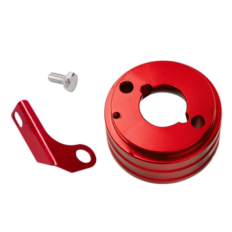 F Fityle Luftfilter Adapterstapel, Luftfilter Adapterstapel Einfach zu Installierender Motorrad Luftansaugfilter Adapterstapel für, Rot von F Fityle
