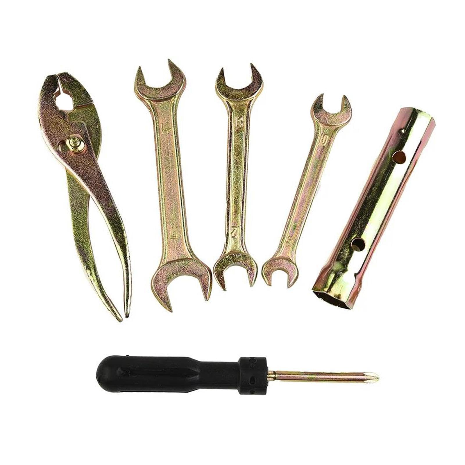 F Fityle Motorrad-Reparatur-Werkzeugsatz Schraubenschlüssel Zange Zündkerzenstecker Schraubendreher Kompakt, mit Aufbewahrungstasche, Universal, Tragbar F Fityle Motorrad-Reparatur-Werkzeugsatz Schraubenschlüssel Zange Zündkerzenstecker Schraubendreher Kompakt, mit Aufbewahrungstasche, Universal, Tragbar von F Fityle