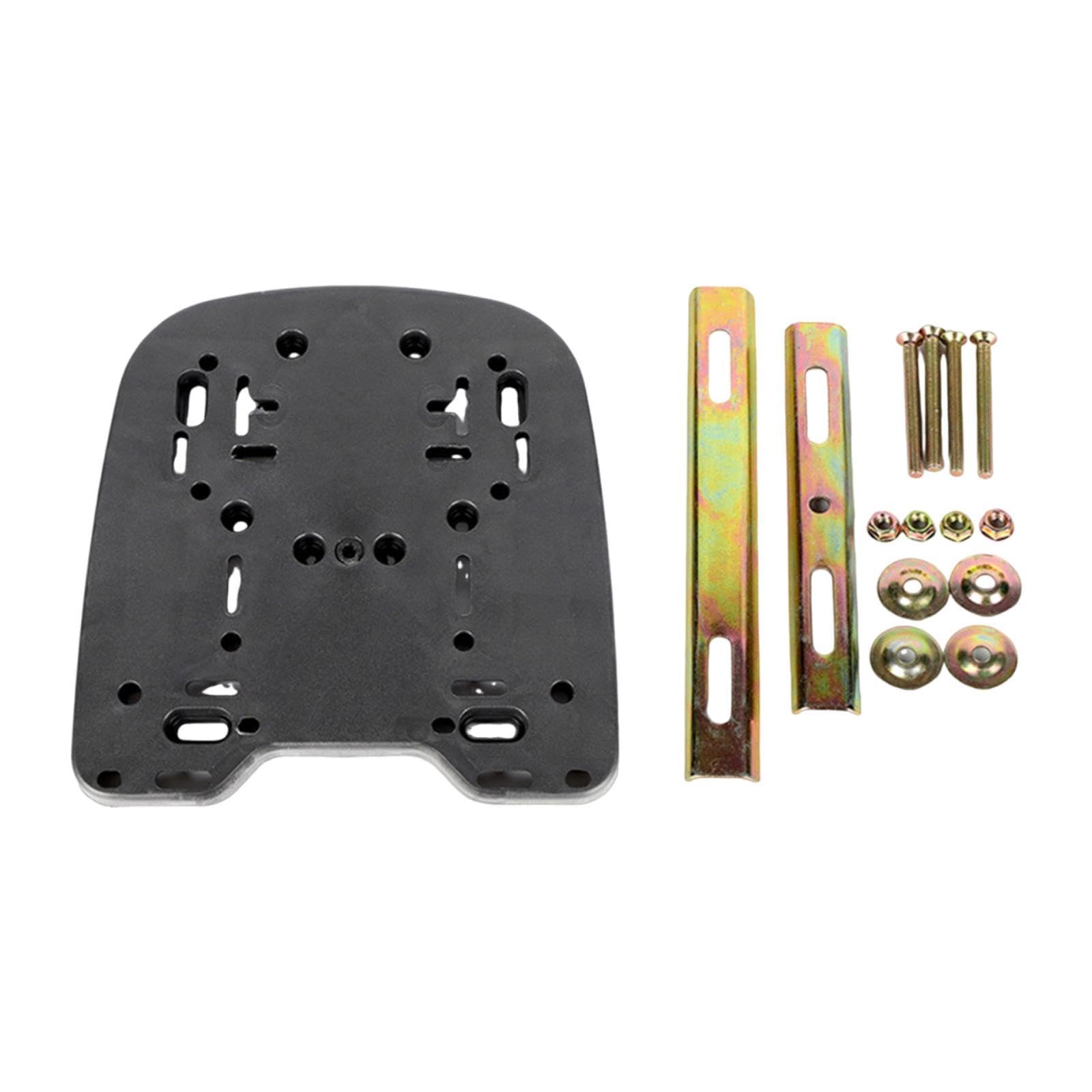 F Fityle Motorrad-Top-Box-Grundplattenzubehör Universal-Plattenhalterungsträger Motorrad-Heckträger für Elektrofahrzeuge von F Fityle