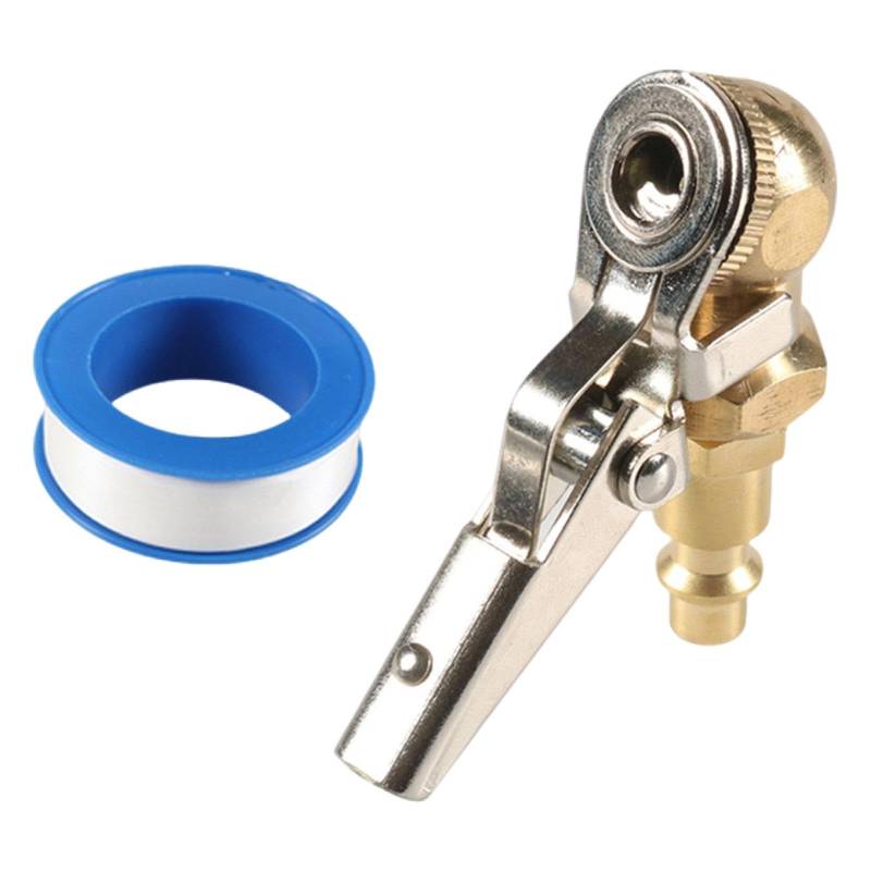F Fityle Reifenluft Chuck mit Clip Tragbar 1/4 NPT für RV LKW Kompressorpumpe von F Fityle
