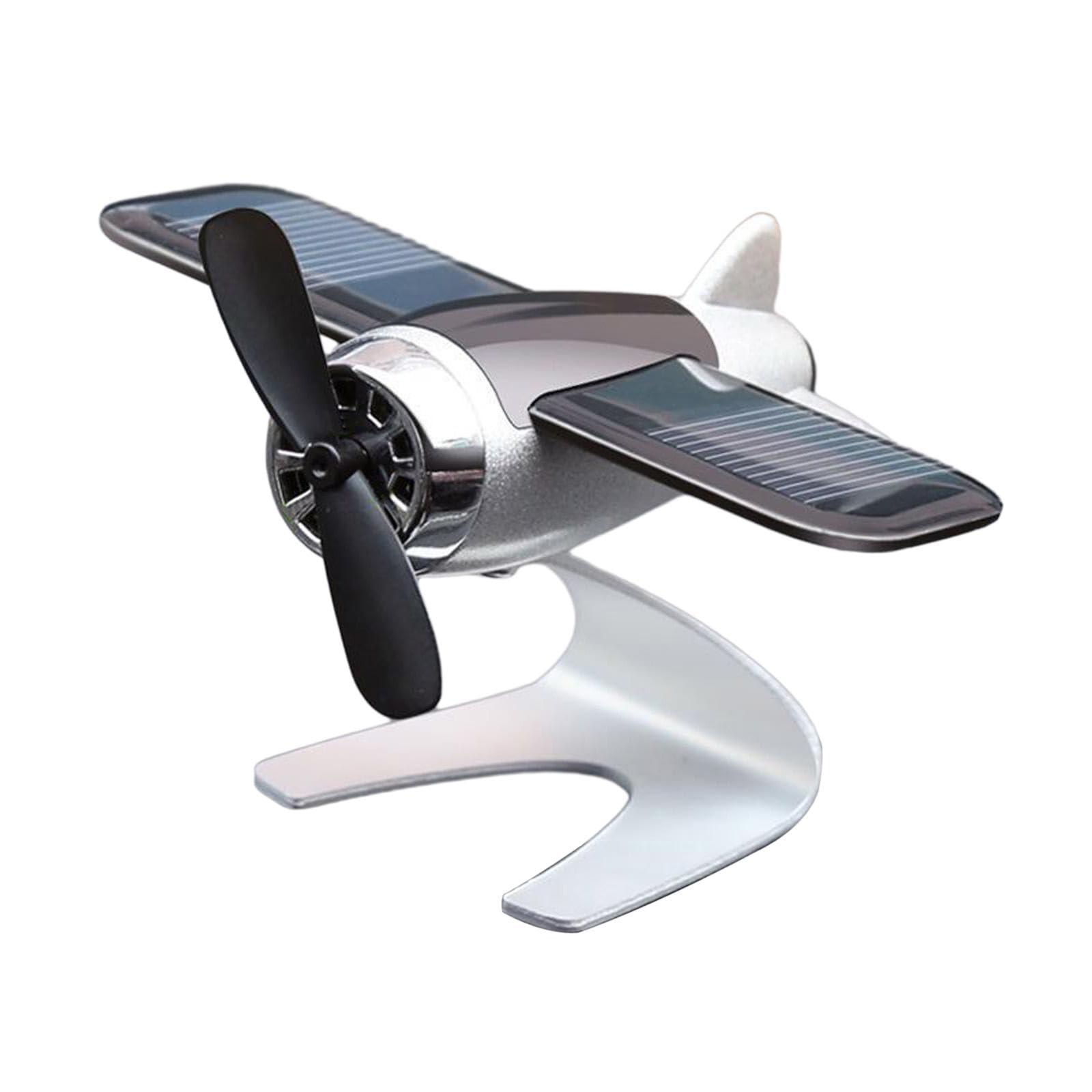 F Fityle Solar Flugzeug Aroma Diffusor Solar Flugzeug Auto Öl Diffusor Center Dekor, Ornament ätherisches Öl Diffusor, Silber F Fityle Solar Flugzeug Aroma Diffusor Solar Flugzeug Auto Öl Diffusor Center Dekor, Ornament ätherisches Öl Diffusor, Silber von F Fityle