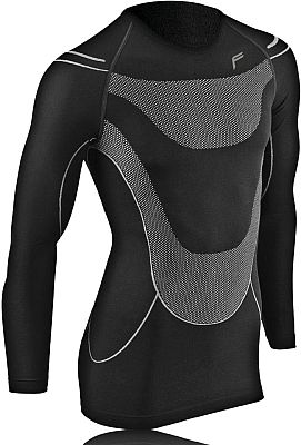 F-Lite Megalight 140, Funktionsshirt langarm - Schwarz/Grau - XXL von F-Lite