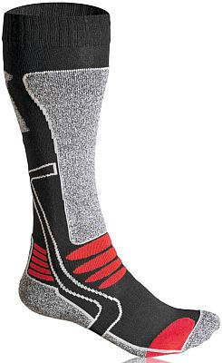 F-Lite Motorrad, Strümpfe Damen - Schwarz/Grau/Rot - 35-38 EU von F-Lite