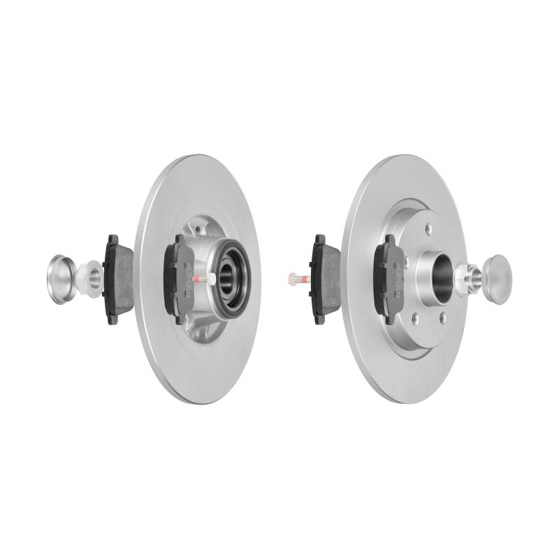 BREMSSCHEIBEN Ø274MM + BREMSBELÄGE HINTEN FÜR MERCEDES CITAN RENAULT KANGOO von f.becker_line