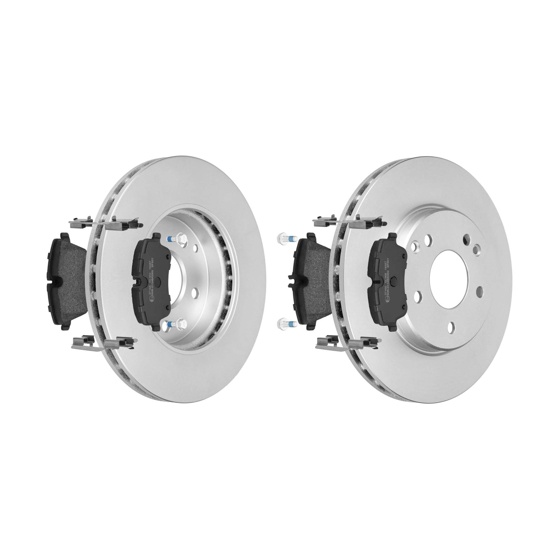BREMSSCHEIBEN Ø288MM + BREMSBELÄGE VORNE FÜR MERCEDES-BENZ C-KLASSE CLK SLK CLC von f.becker_line