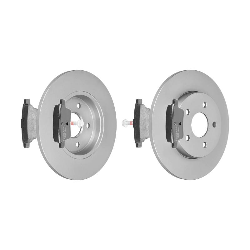 F.BECKER_LINE BREMSSCHEIBEN Ø280MM + BREMSBELÄGE HINTEN FÜR FORD MONDEO III von f.becker_line