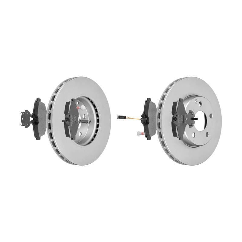 F.BECKER_LINE BREMSSCHEIBEN Ø296MM + BREMSBELÄGE VORNE FÜR MERCEDES-BENZ von F.becker_line