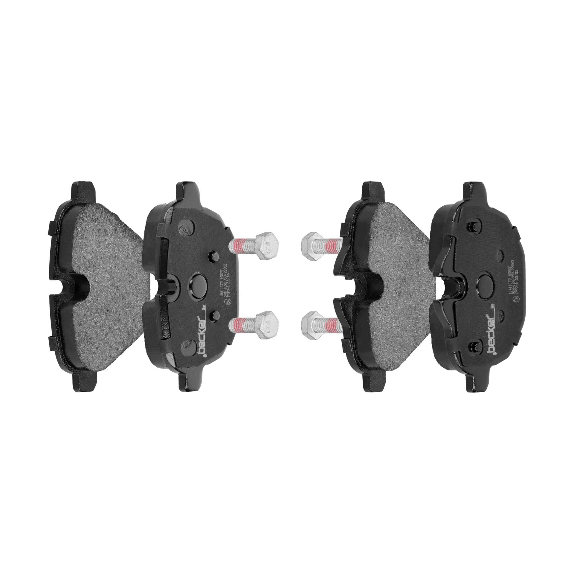 F.BECKER_LINE Bremsbeläge Hinten (10411072) passend für BMW 5 X3 7 I8 Z4 6 X5 X4 X6 | von f.becker_line