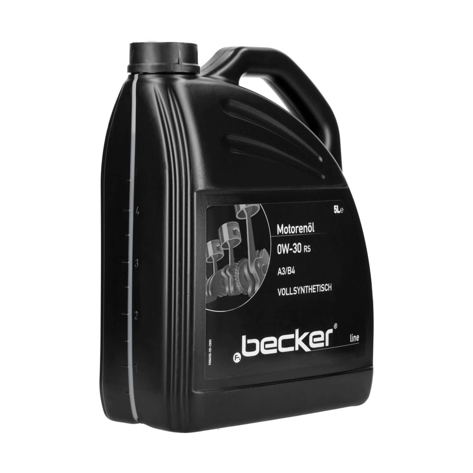 f.becker_line | Motoröl 0W-30 RS (5 L) (801 10021) passend für Motorenöl | Öl von F.becker_line