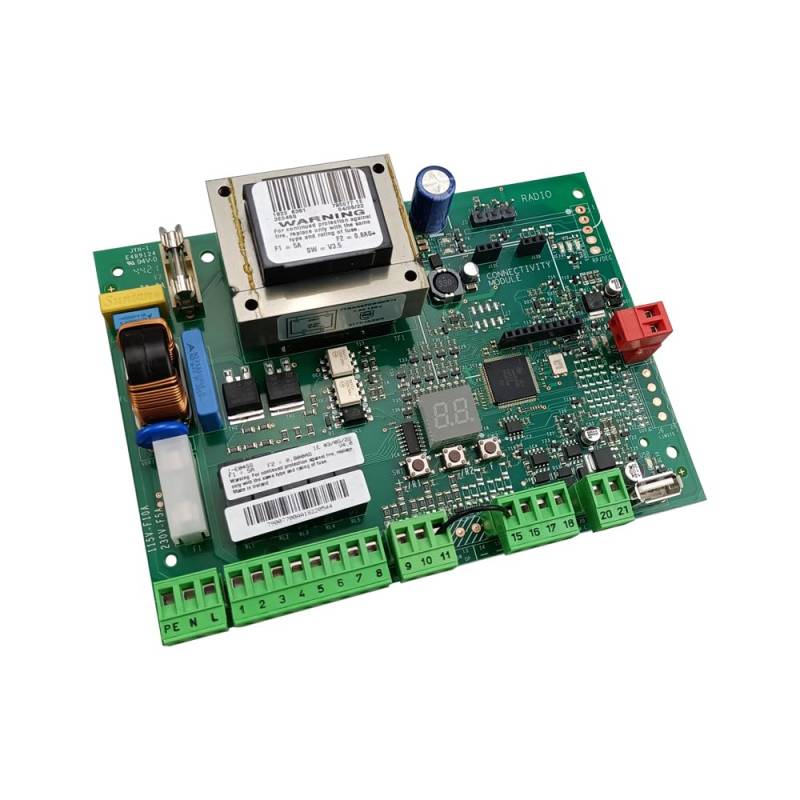 FAAC ELEKTRONISCHE PLATINE FÜR SCHWENKAUTOMATEN 230V E045S 790077 von FAAC