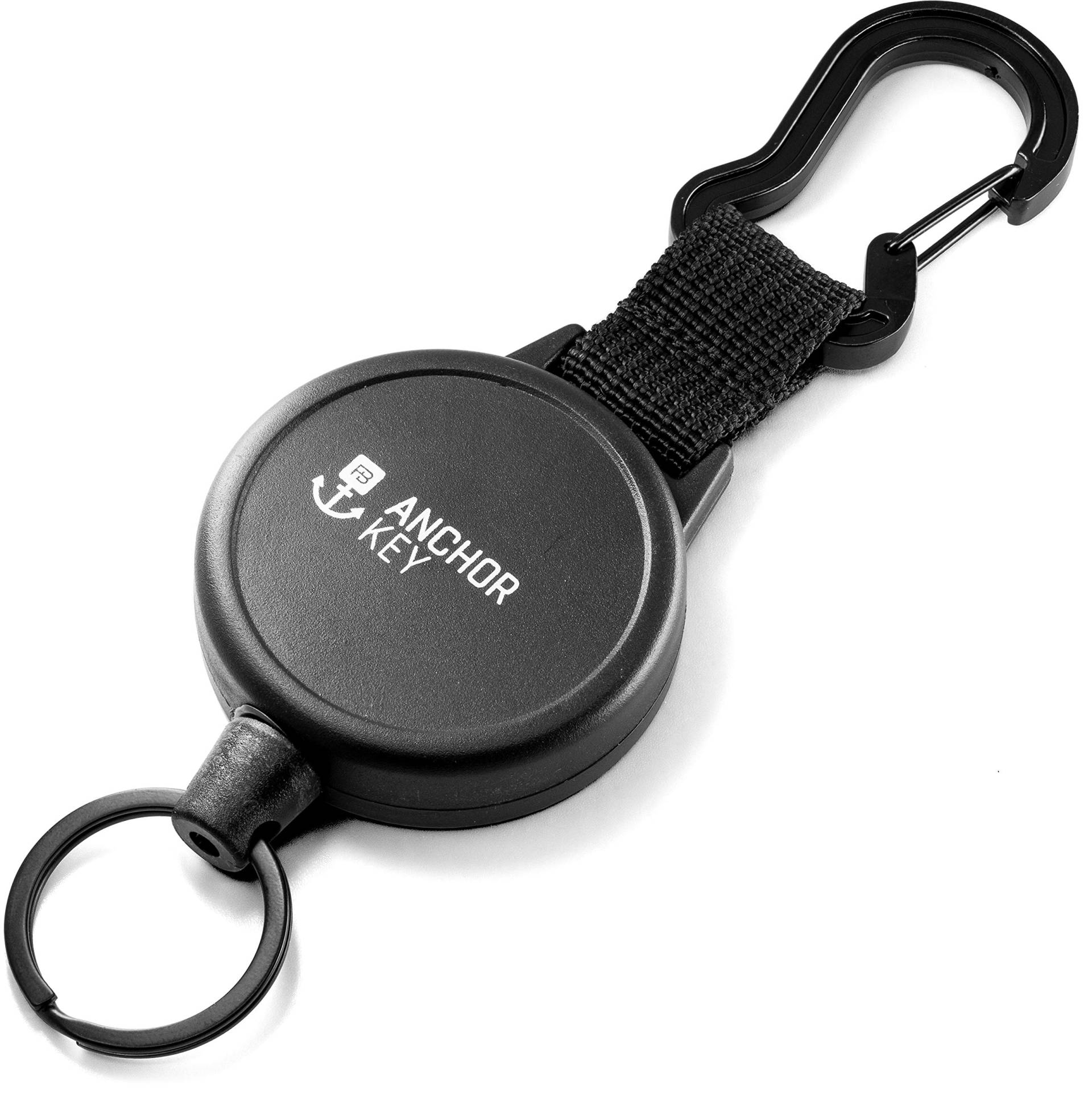 FABACH Schlüsselrolle Schlüsselanhänger ausziehbar - Jojo Schlüsselband mit 105cm Aramidseil - Einziehbarer Kartenhalter Ausweis Clip - Schlüssel Zipper und Ski Karten Halter für Hose und Gürtel FABACH Schlüsselrolle Schlüsselanhänger ausziehbar - Jojo Schlüsselband mit 105cm Aramidseil - Einziehbarer Kartenhalter Ausweis Clip - Schlüssel Zipper und Ski Karten Halter für Hose und Gürtel von FABACH