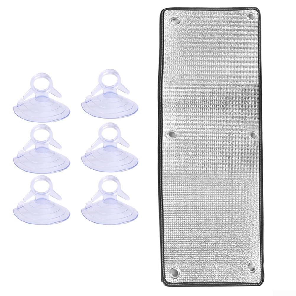 Doppelschichtige Aluminiumfolie, Sonnenschutz, hervorragend zur Reduzierung von Hitze und Lichtintensität (50 x 100 cm) von FACAIIO