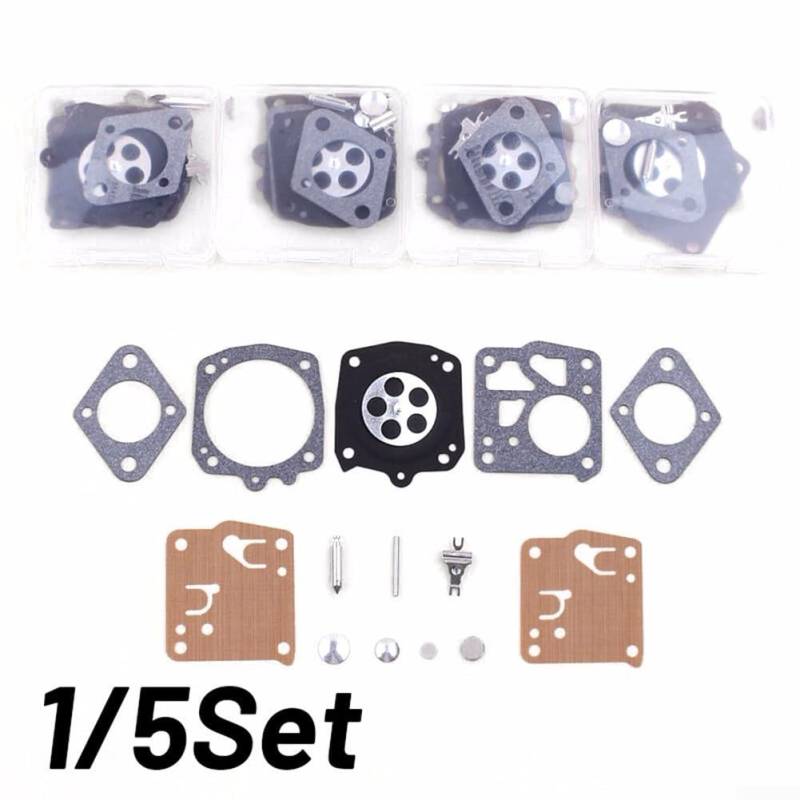Für Tillotson RK23HS Motorteile, umfassendes Vergaser-Ersatz-Set für Modelle 162 395 (5 Stück) von FACAIIO