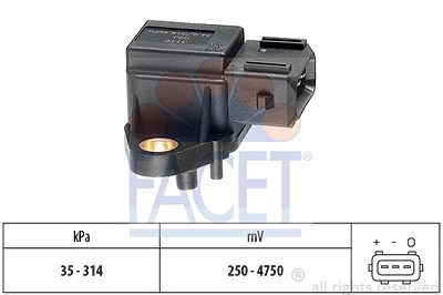 Facet Sensor für Saugrohrdruck [Hersteller-Nr. 10.3116] für BMW von FACET