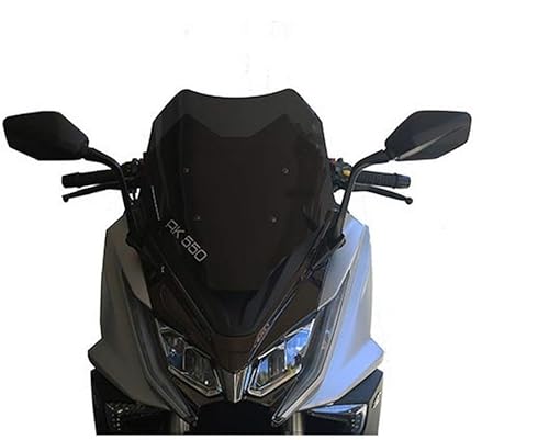 FACO Windschutzscheibe, 3 mm, F, für Motorrad, grau, Glas von FACO