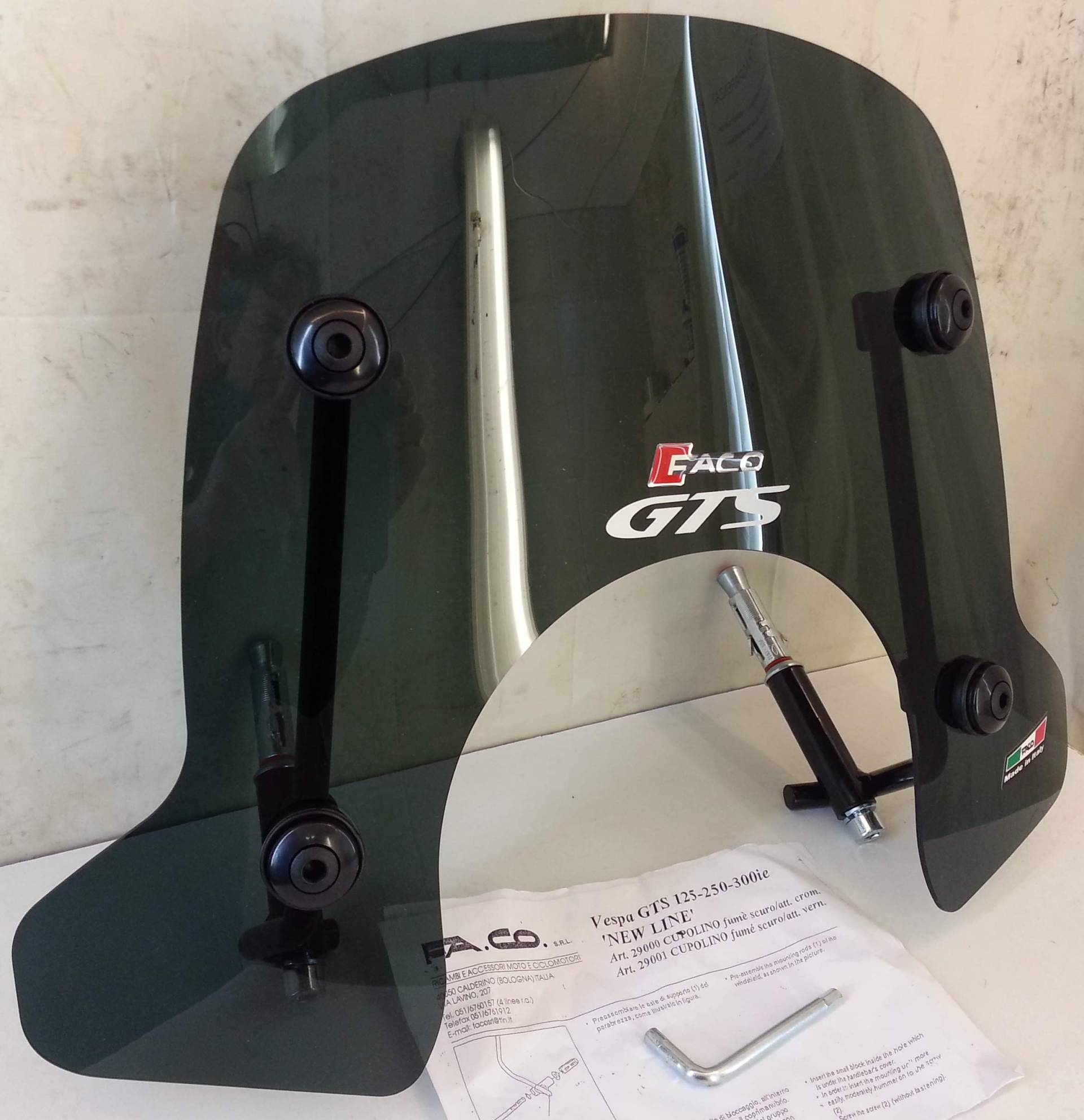 Faco Windschild dunkel getaucht Faco Windschild dunkel getaucht von FACO
