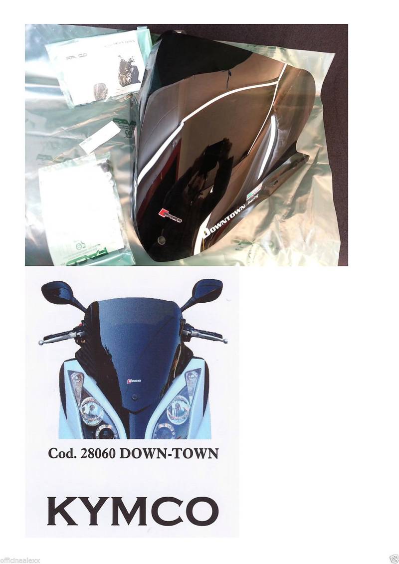 Windschild getönt dunkel Kymco Super Dink 125i / 200i / von Boppon
