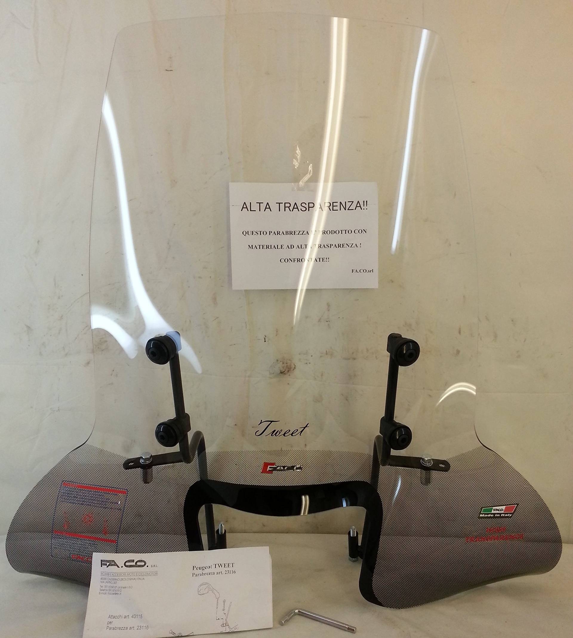 Windschutzscheibe, Peugeot Tweet, Artikelnummer 23116 Windschutzscheibe, Peugeot Tweet, Artikelnummer 23116 von FACO
