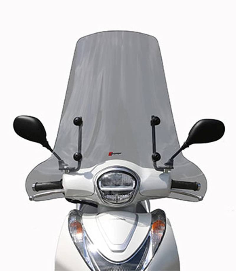IUSOT Windschutzscheibe für HONDA SH MODE 125 (2021), Front, Glas, klar transparent von FACO