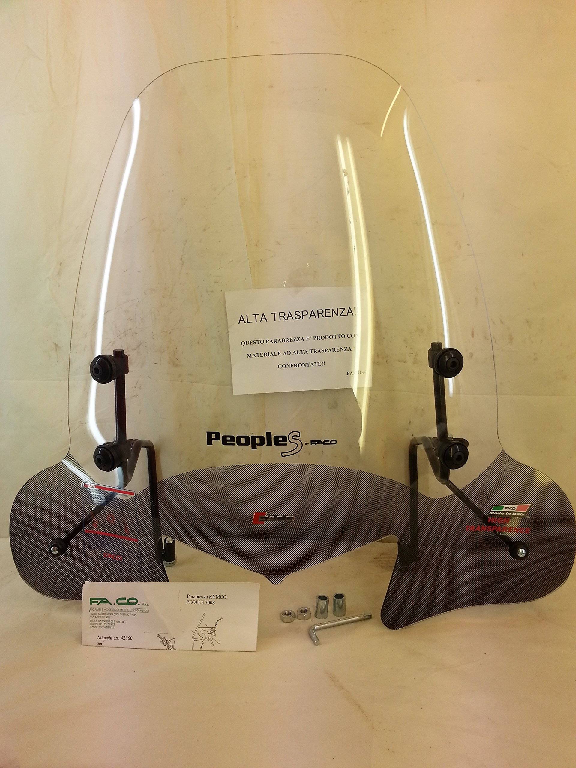 FACO Windschutzscheibe Kymco People 300S, Modern, Transparent, in-channel, Motorroller, Modellspezifische Passform FACO Windschutzscheibe Kymco People 300S, Modern, Transparent, in-channel, Motorroller, Modellspezifische Passform von PGONA