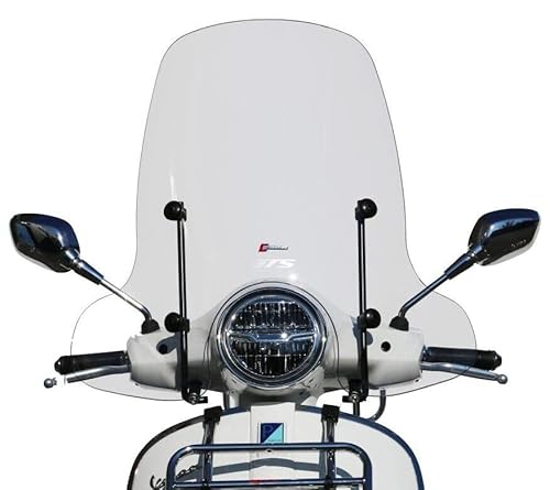 FACO Windschutzscheibe für Piaggio Vespa GTS 125-300 ab Baujahr 2023 - Front, Klar, Glas, 3 mm, Artikel 23636 von FACO