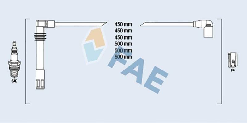 FAE 85062 Zündleitungssatz von FAE