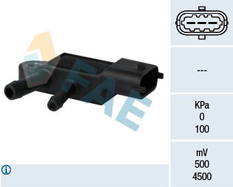 Sensor, Abgasdruck FAE 16105 von FAE
