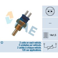 Sensor, Kühlmitteltemperatur FAE 32580 Sensor, Kühlmitteltemperatur FAE 32580 von FAE