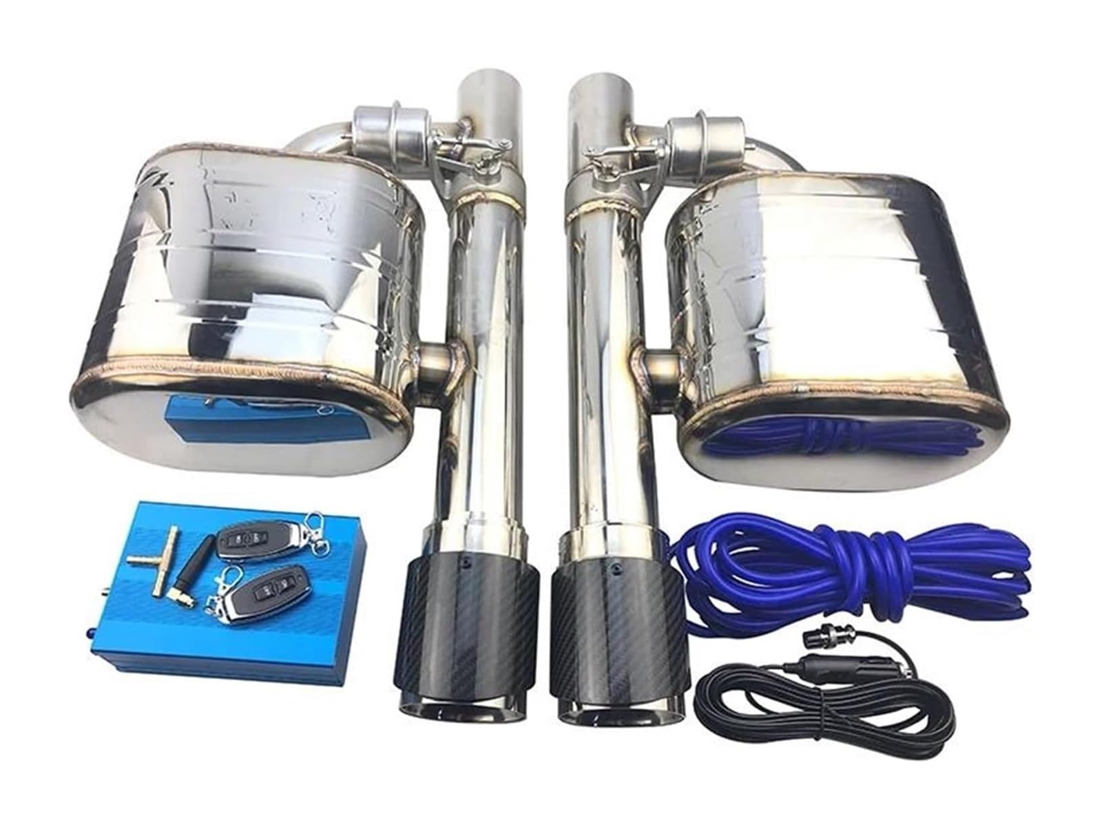 Auspuffblende Auto Auspuff Ventil Schalldämpfer 51mm 63mm70mm76mm Elektrische AK Schwanz Kehle Control(70MM B) von FAHBSTR