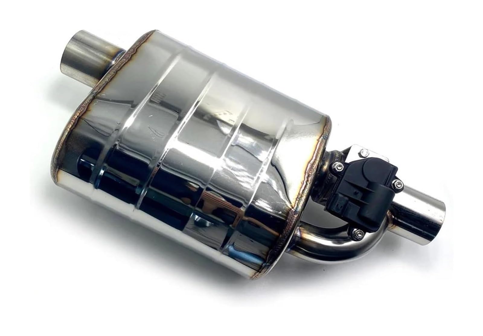 Auspuffblende Auto Auspuffanlage Elektrische Ventilsteuerung Rohrschalldämpfer Edelstahl Schalldämpfer Links/Rechts 51/63/76mm(76MM Right A) von FAHBSTR