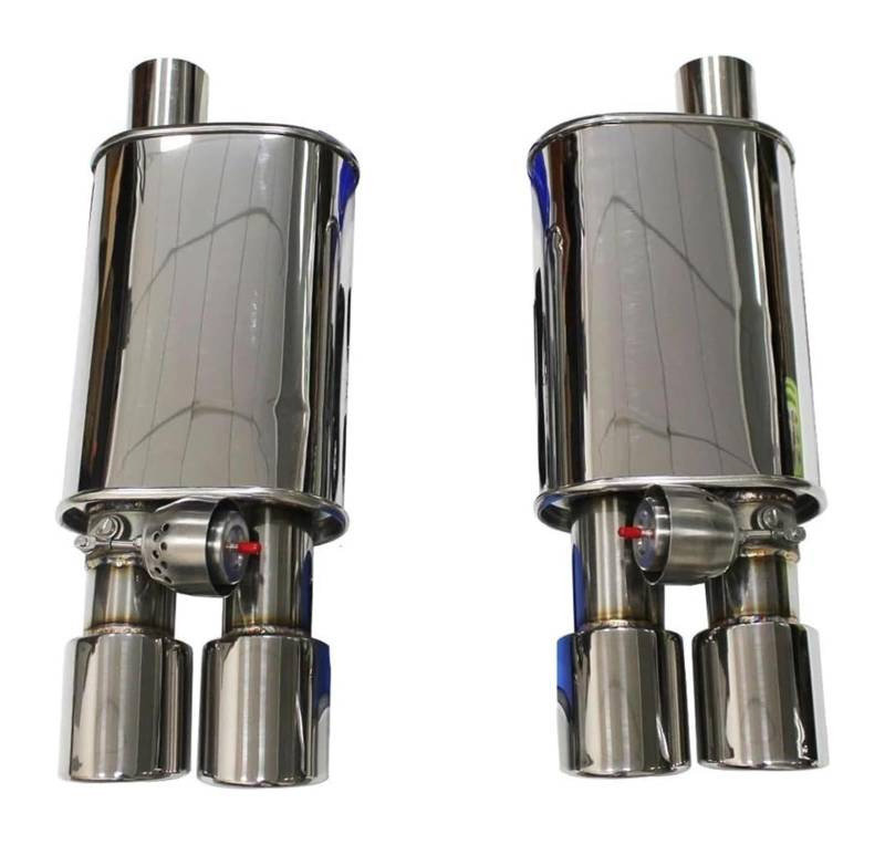 Auspuffblende Auto Auspuffanlage Vakuumventil Steuerrohrsatz Variabler Schalldämpfer Edelstahl Universal 51 63 76MM 1 Bis 2 Stück(76MM A) von FAHBSTR