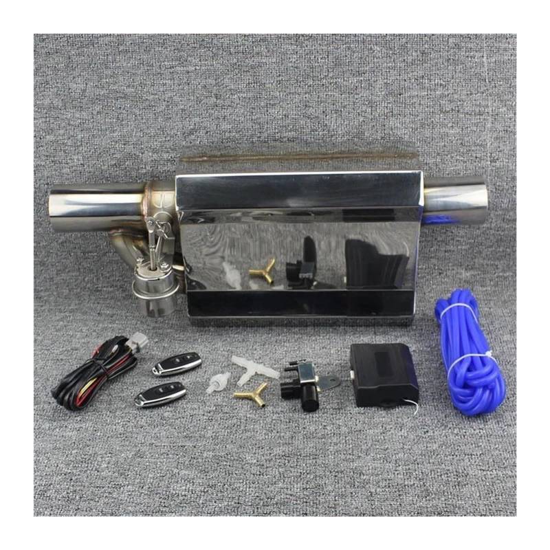 Auspuffblende Auto Auspuffrohr Modifiziert Sport Soundventil Schalldämpfer Controller Edelstahl Universell Innendurchmesser 51 Mm, 63 Mm, 70 Mm, 76 Mm(76mm B) von FAHBSTR