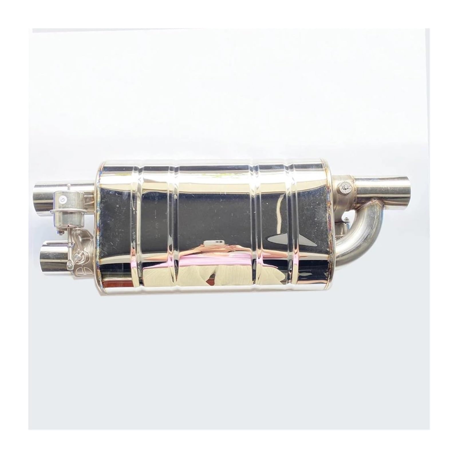 Auspuffblende Auto Auspuffrohr Vakuumpumpe Variable Dual Ventil Schalldämpfer Fernbedienung Edelstahl Universal 51MM 63MM 76MM(51MM Muffler) von FAHBSTR