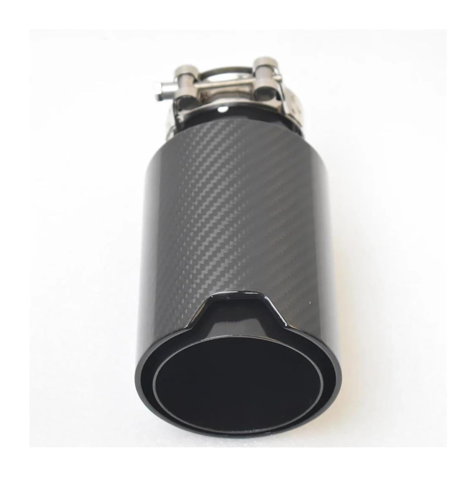 Auspuffblende Carbon Fiber Edelstahl Universal Auto Auspuffrohr Schalldämpfer Tipps Zubehör(48 IN -93 OUT) von FAHBSTR