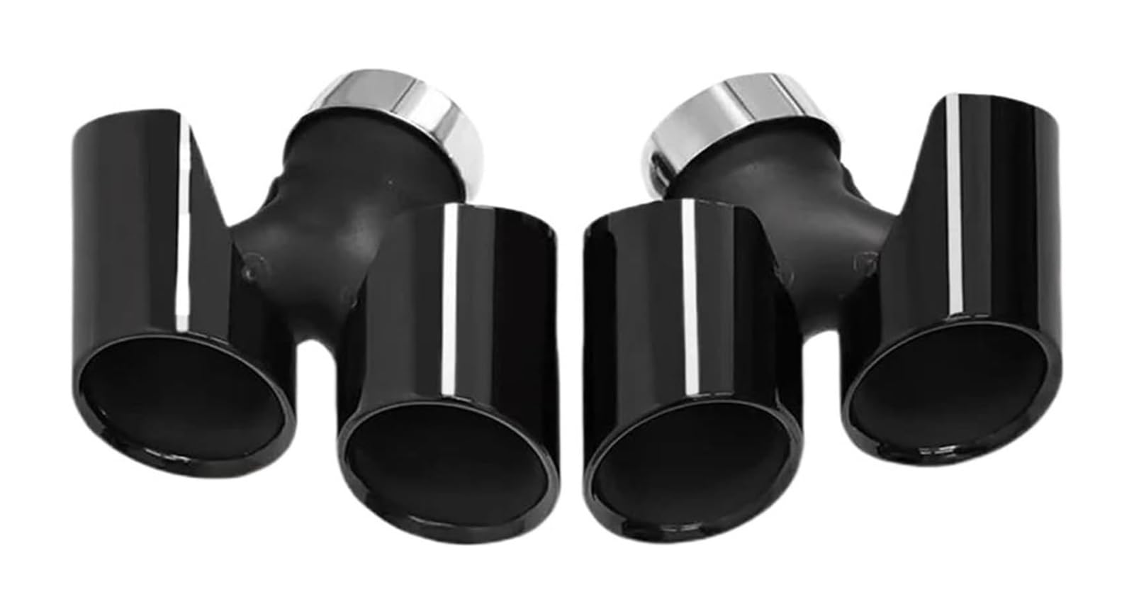 Auspuffblende Für 911 2011 2012 2013-2018 Auspuffspitzen Quadratisches Endrohr Upgrade Rundes Vierfach Düsensystem Aus Edelstahl(2016 to 2018 Black) von FAHBSTR