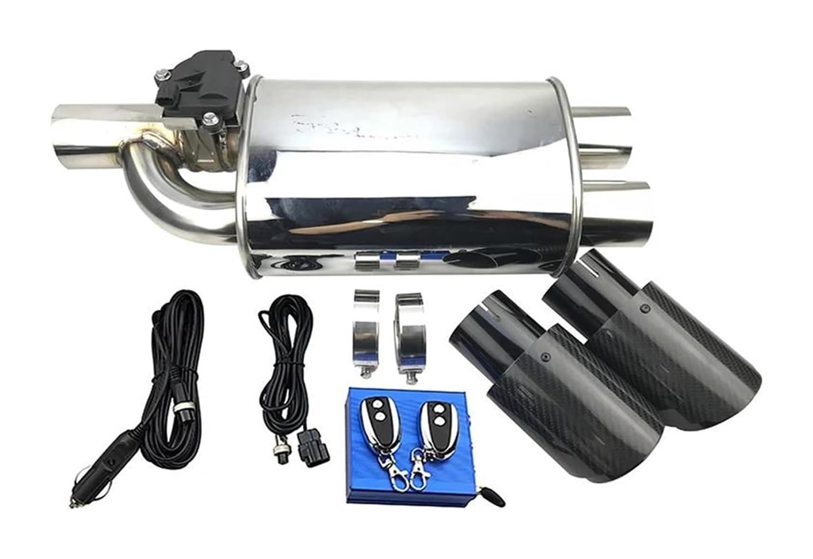 Auspuffblende Für B&MW E46 E60 E90 Auto Zubehör Auspuffrohr Schalldämpfer Elektrische Ventil Schwanz(70MM B) von FAHBSTR