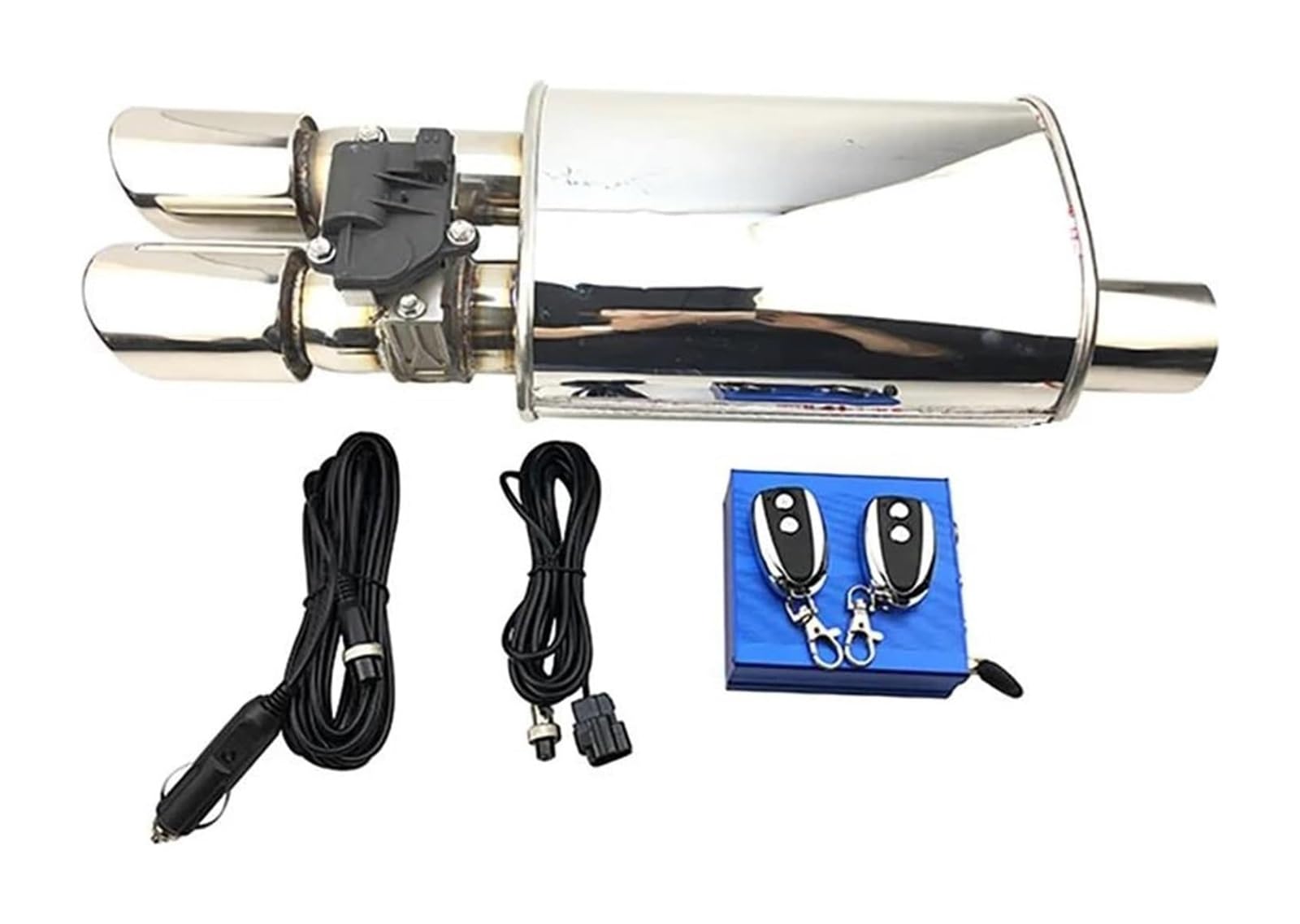 Auspuffblende Für B&MW E46 E60 E90 Autozubehör Auspuffrohr Schalldämpfer Elektrisches Ventil Schalldämpfer Schwanz(Left 63mm) von FAHBSTR